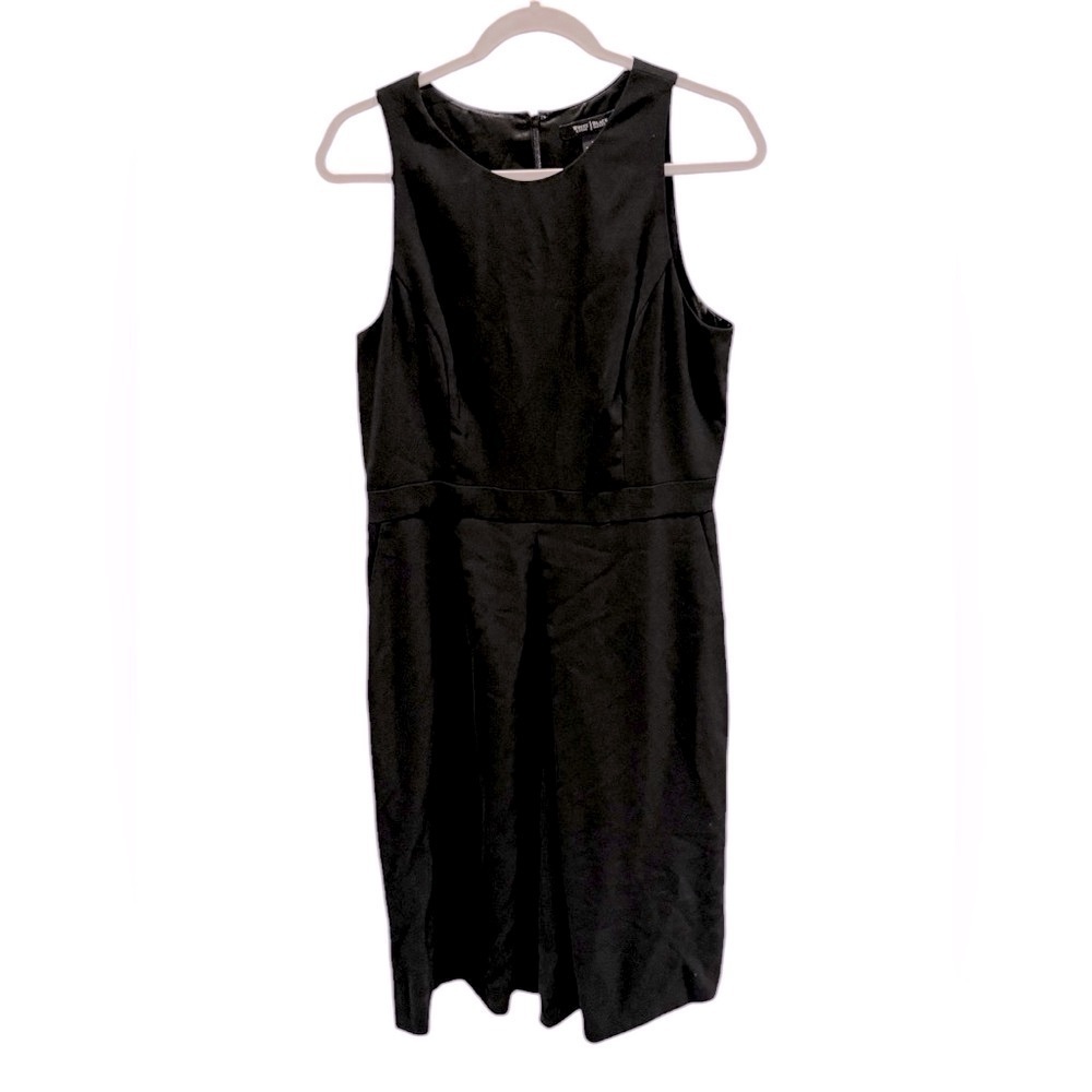 White House Black Market Jumpsuit Black Size 14 Wide Legs